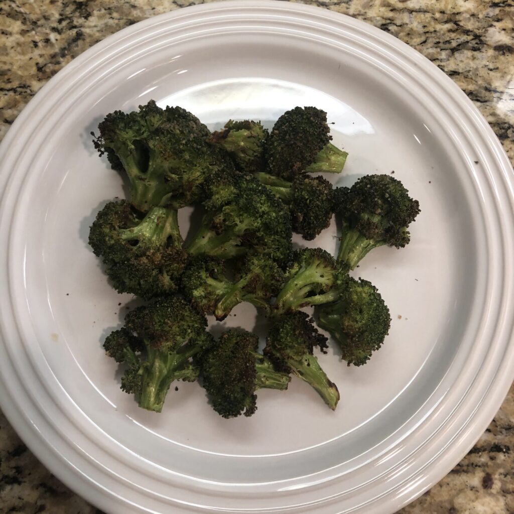 oven-roasted brocoli