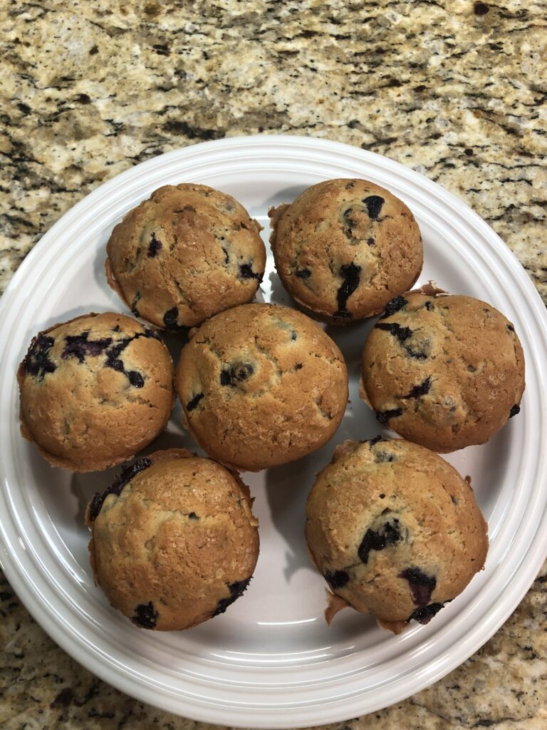 blueberry muffins