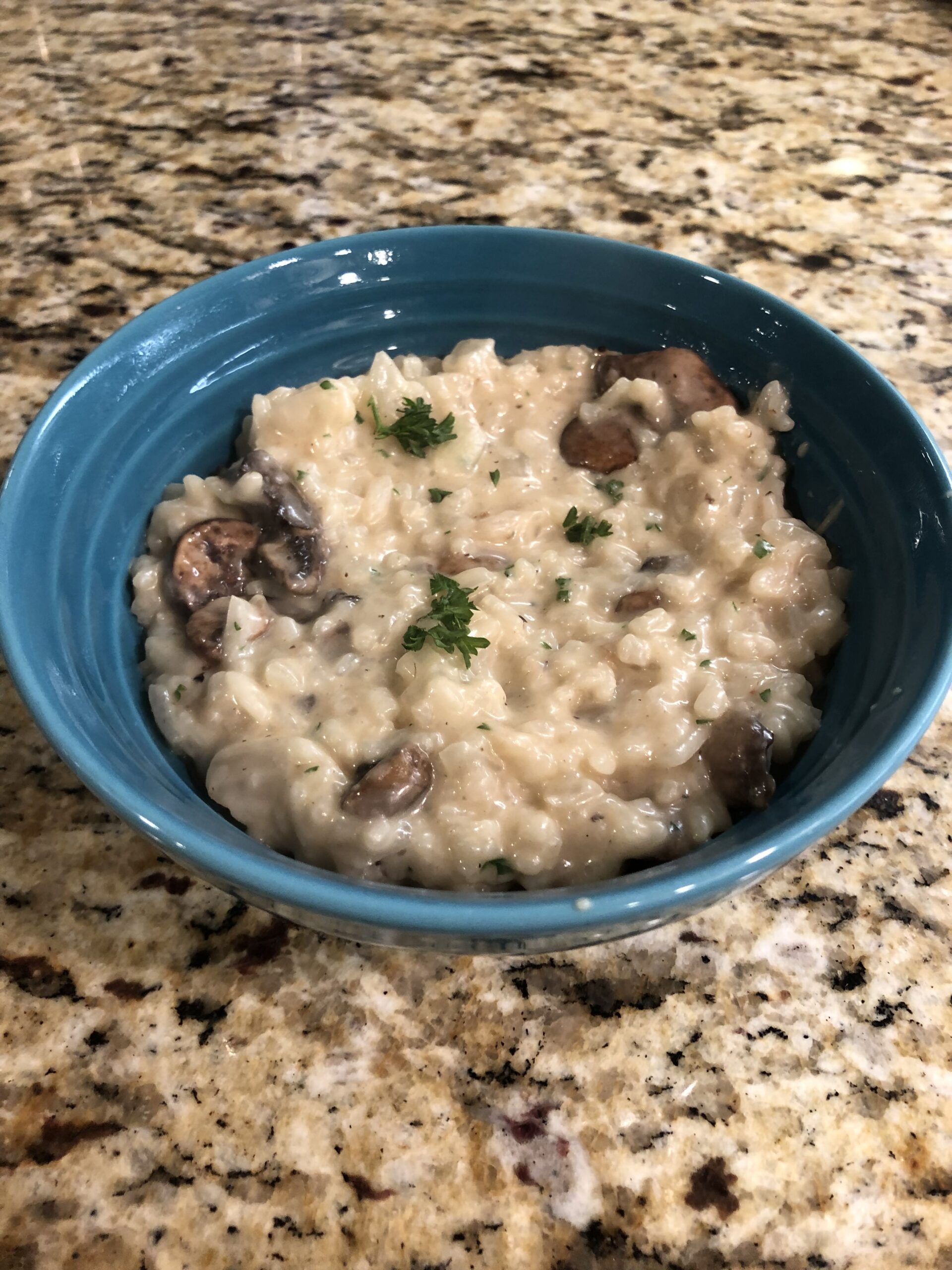 mushroom, truffle, parmesan risotto