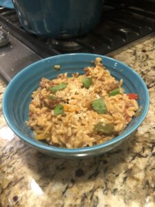 fried pepper orzo