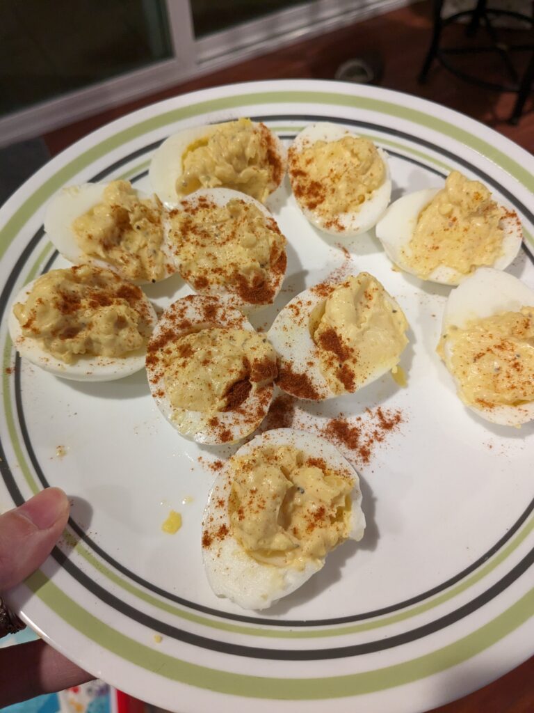 deviled eggs